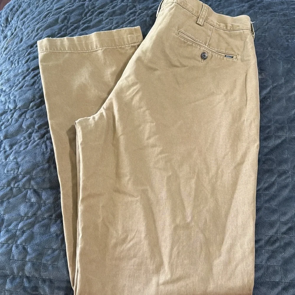 Polo Ralph Lauren 100% Cotton‎ Men’s Everyday Classic Fit Flat Front Khaki’s